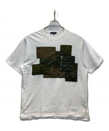 COMME des GARCONS HOMME（コムデギャルソン オム）の古着「多素材パッチワークTシャツ」｜ホワイト