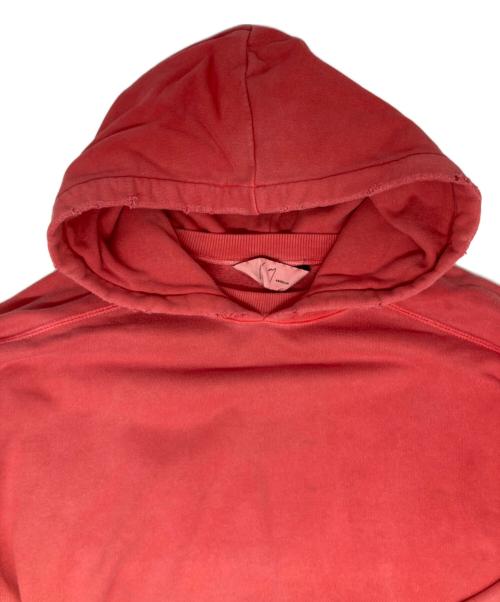 ANCELLM（アンセルム）ANCELLM (アンセルム) DYED DAMAGE HOODIE ピンク サイズ:2の古着・服飾アイテム
