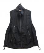 barbell objectバーベルオブジェクト）の古着「UNEVEN VEST」｜ブラック