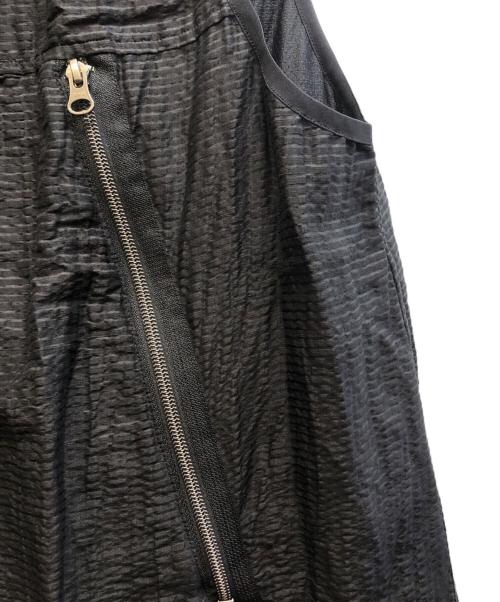 barbell object（バーベルオブジェクト）barbell object (バーベルオブジェクト) UNEVEN VEST ブラック サイズ:Freeの古着・服飾アイテム