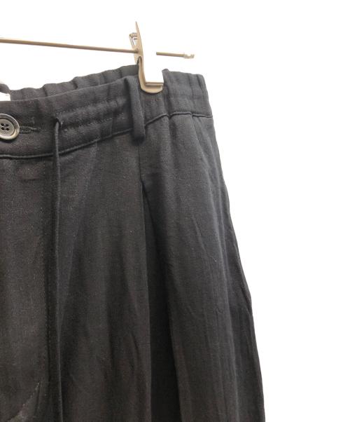 WALES BONNER（ウェールズボナー）WALES BONNER (ウェールズボナー) Menelik Trousers ブラック サイズ:48の古着・服飾アイテム