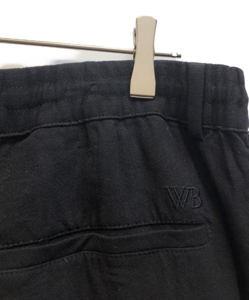 WALES BONNER（ウェールズボナー）WALES BONNER (ウェールズボナー) Menelik Trousers ブラック サイズ:48の古着・服飾アイテム