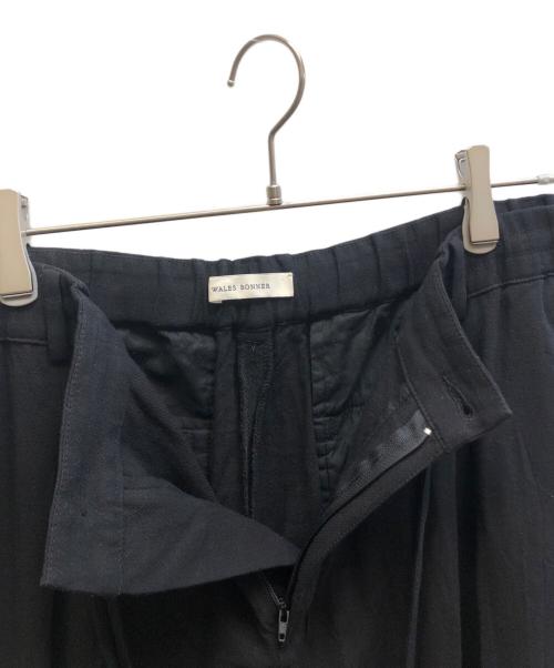 WALES BONNER（ウェールズボナー）WALES BONNER (ウェールズボナー) Menelik Trousers ブラック サイズ:48の古着・服飾アイテム