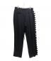 WALES BONNER (ウェールズボナー) Menelik Trousers ブラック サイズ:48：17000円
