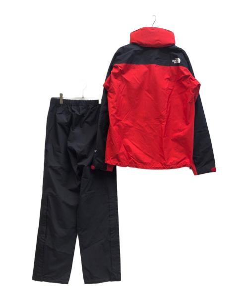 THE NORTH FACE（ザ ノース フェイス）THE NORTH FACE (ザ ノース フェイス) レインテックスプラズマセットアップ レッド サイズ:Mの古着・服飾アイテム