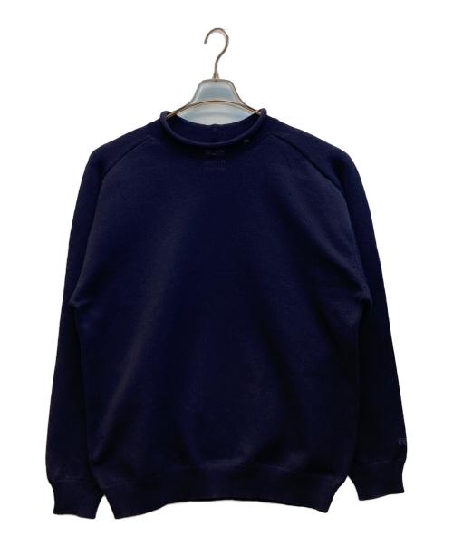 nanamica（ナナミカ）nanamica (ナナミカ) 12G Crew Neck Sweater ネイビー サイズ:M 未使用品の古着・服飾アイテム