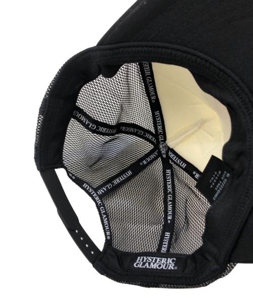 Hysteric Glamour（ヒステリックグラマー）Hysteric Glamour (ヒステリックグラマー) メッシュキャップ ブラック サイズ:FREEの古着・服飾アイテム