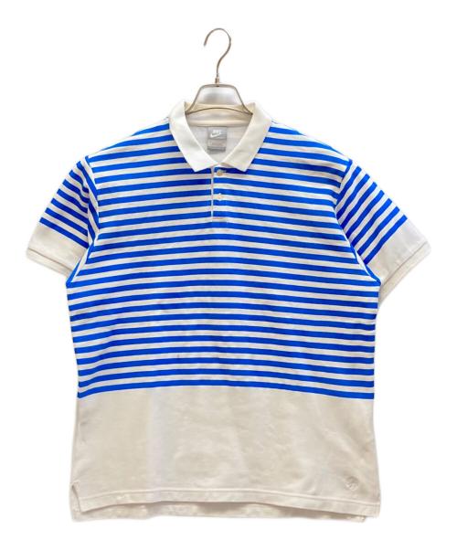 NIKE（ナイキ）NIKE (ナイキ) DENIM BY VANQUISH&FRAGMENT (デニムバイヴァンキッシュ&フラグメント) ポロシャツ ブルー サイズ:XLの古着・服飾アイテム