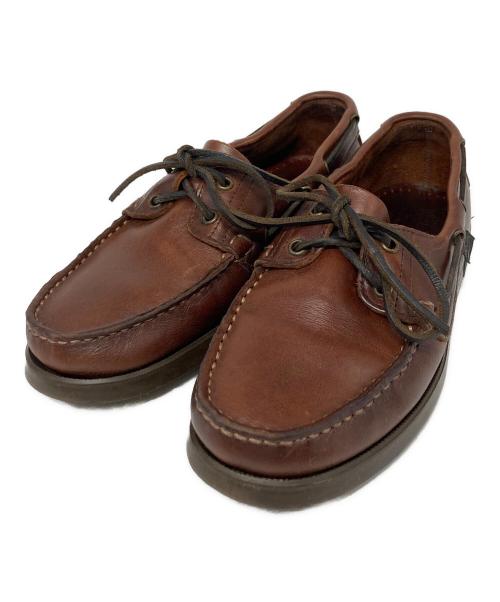 PARABOOT（パラブーツ）PARABOOT (パラブーツ) BARTH デッキシューズ ブラウン サイズ:5 1/2の古着・服飾アイテム