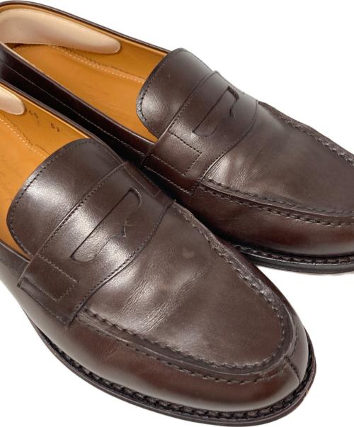 Jalan Sriwijaya（ジャランスリウァヤ）Jalan Sriwijaya (ジャランスリウァヤ) コインローファー ブラウン サイズ:51/2の古着・服飾アイテム