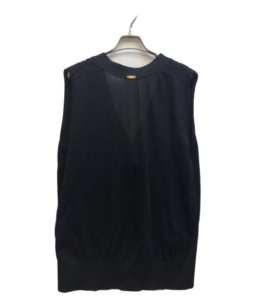 DEUXIEME CLASSE（ドゥーズィエム クラス）Deuxieme Classe (ドゥーズィエム クラス) shake code Vネック ベスト ブラック サイズ:-の古着・服飾アイテム