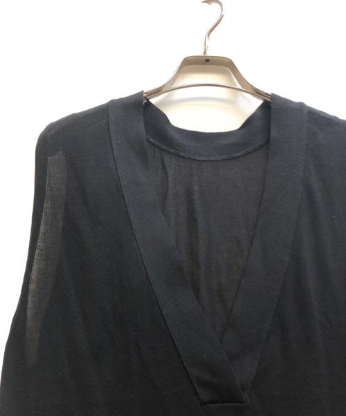 DEUXIEME CLASSE（ドゥーズィエム クラス）Deuxieme Classe (ドゥーズィエム クラス) shake code Vネック ベスト ブラック サイズ:-の古着・服飾アイテム