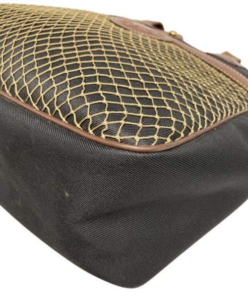 HUNTING WORLD（ハンティングワールド）HUNTING WORLD (ハンティングワールド) トートバッグ ブラック×ブラウンの古着・服飾アイテム