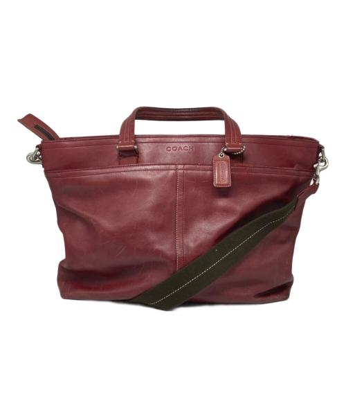 COACH（コーチ）COACH (コーチ) 2WAYショルダーバッグ レッドの古着・服飾アイテム