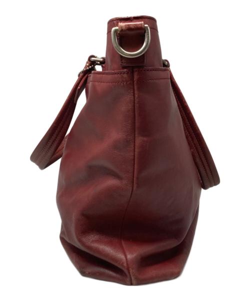 COACH（コーチ）COACH (コーチ) 2WAYショルダーバッグ レッドの古着・服飾アイテム
