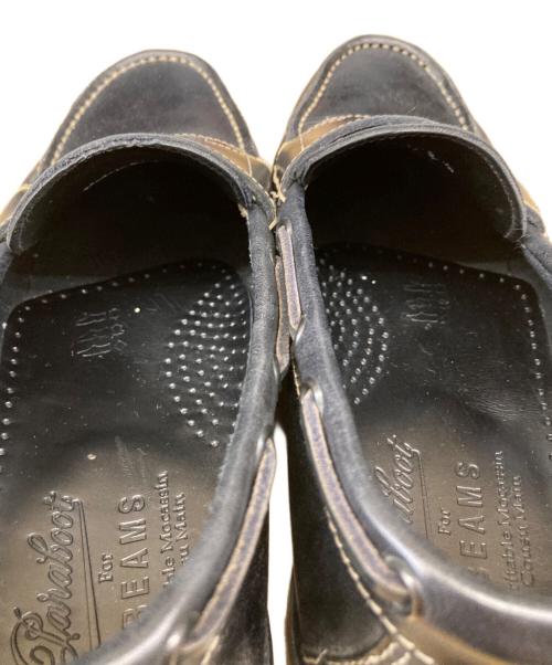 PARABOOT（パラブーツ）PARABOOT (パラブーツ) BEAMS (ビームス) 別注 Corsica Solid ブラック サイズ:5 1/2の古着・服飾アイテム