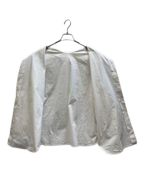 CELERI（セルリ）CELERI (セルリ) エリツキ ブラウス ホワイト サイズ:-の古着・服飾アイテム