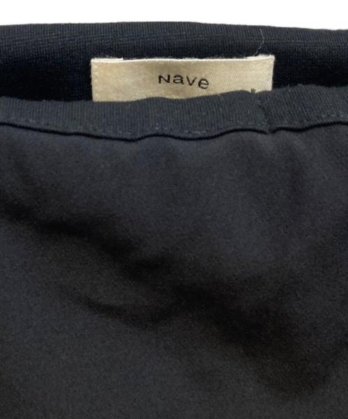 NAVE（ネイブ）NAVE (ネイブ) 洗えるボリュームフレアドレス ブラック サイズ:1の古着・服飾アイテム