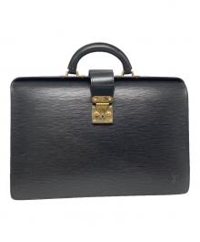 LOUIS VUITTON（ルイ ヴィトン）の古着「エピ セルヴィエットフェルモワール ビジネスバッグ」｜ブラック