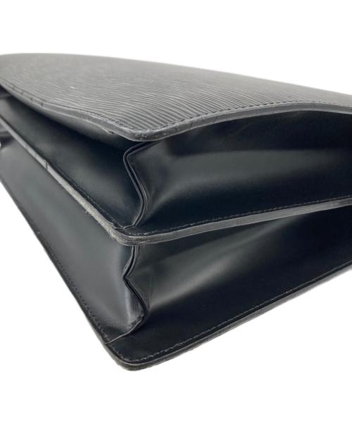 LOUIS VUITTON（ルイ ヴィトン）LOUIS VUITTON (ルイ ヴィトン) エピ セルヴィエットフェルモワール ビジネスバッグ ブラックの古着・服飾アイテム