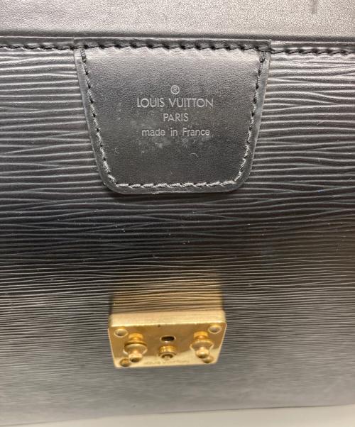 LOUIS VUITTON（ルイ ヴィトン）LOUIS VUITTON (ルイ ヴィトン) エピ セルヴィエットフェルモワール ビジネスバッグ ブラックの古着・服飾アイテム