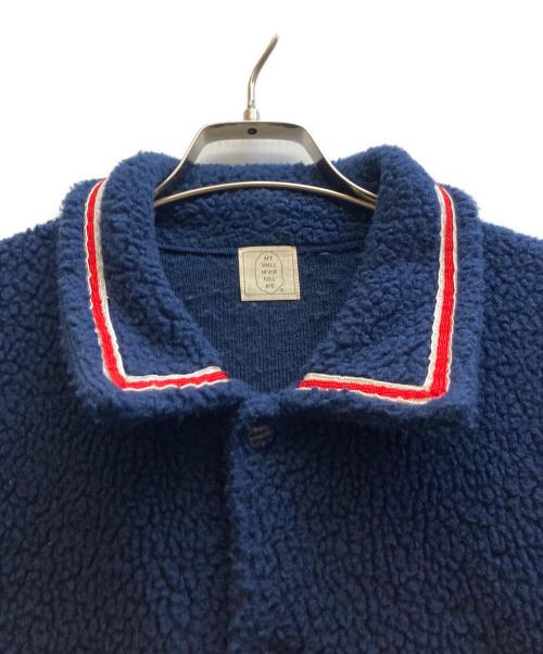 A BATHING APE（ア ベイシング エイプ）A BATHING APE (ア ベイシング エイプ) 90's 半袖フリースシャツ ネイビー サイズ:-の古着・服飾アイテム