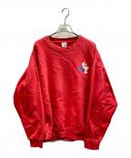 stussyステューシー）の古着「シャドーマンプリントスウェット」｜レッド