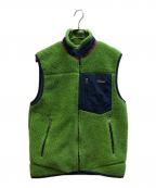 Patagoniaパタゴニア）の古着「クラシックレトロX フリースベスト」｜グリーン