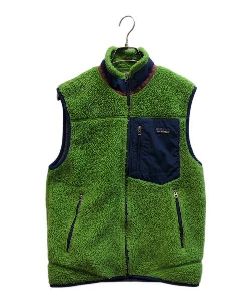 Patagonia（パタゴニア）Patagonia (パタゴニア) クラシックレトロX フリースベスト グリーン サイズ:Sの古着・服飾アイテム