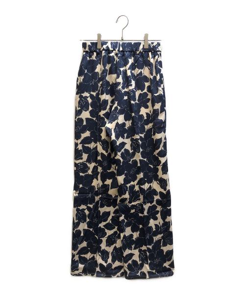 IENA（イエナ）IENA (イエナ) ラインフラワーパンツ ネイビー サイズ:36 未使用品の古着・服飾アイテム