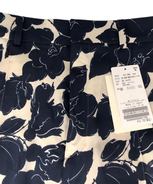 IENA（イエナ）IENA (イエナ) ラインフラワーパンツ ネイビー サイズ:36 未使用品の古着・服飾アイテム