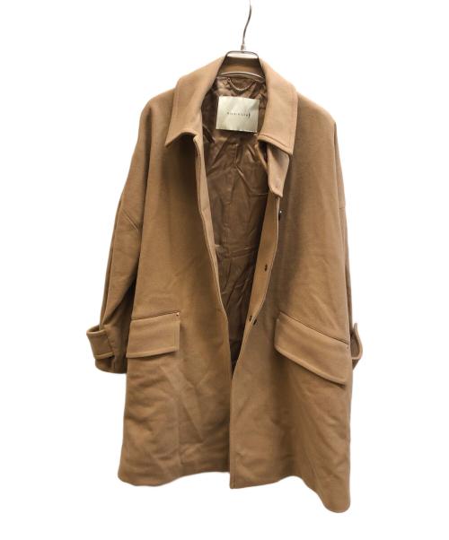 MACKINTOSH（マッキントッシュ）MACKINTOSH (マッキントッシュ) NEW HUMBIE メルトンドロップショルダーコート ブラウン サイズ:6の古着・服飾アイテム