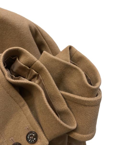 MACKINTOSH（マッキントッシュ）MACKINTOSH (マッキントッシュ) NEW HUMBIE メルトンドロップショルダーコート ブラウン サイズ:6の古着・服飾アイテム