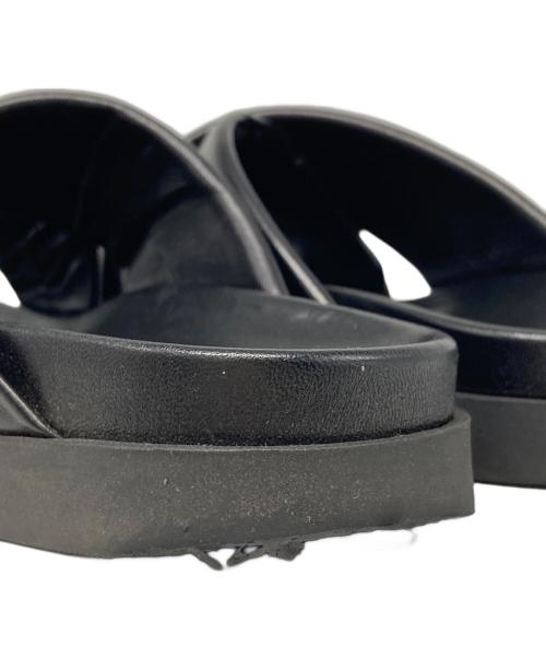 FABIO RUSCONI（ファビオルスコーニ）FABIO RUSCONI (ファビオルスコーニ) クロスベルトサンダル ブラック サイズ:36の古着・服飾アイテム