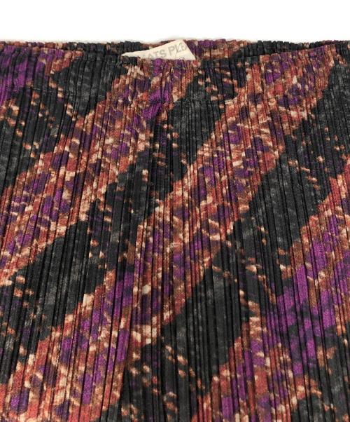 PLEATS PLEASE（プリーツプリーズ）PLEATS PLEASE (プリーツプリーズ) 総柄プリーツパンツ ブラック サイズ:1の古着・服飾アイテム