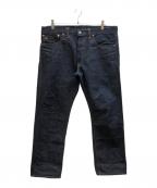 RRLダブルアールエル）の古着「スリムフィットデニムパンツ」｜インディゴ