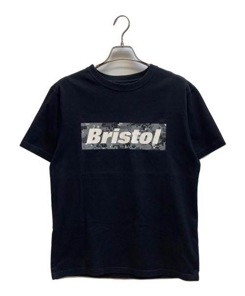 F.C.R.B.（エフシーレアルブリストル）F.C.R.B. (エフシーレアルブリストル) CAMOUFLAGE BOX LOGO TEE ブラック サイズ:Mの古着・服飾アイテム