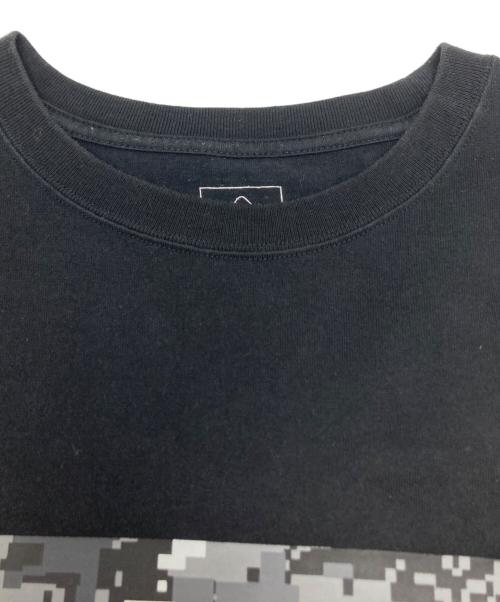 F.C.R.B.（エフシーレアルブリストル）F.C.R.B. (エフシーレアルブリストル) CAMOUFLAGE BOX LOGO TEE ブラック サイズ:Mの古着・服飾アイテム