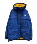THE NORTH FACEザ ノース フェイス）の古着「マクマード パーカー ファー フーデッド ダウン ジャケット」｜ブルー×イエロー