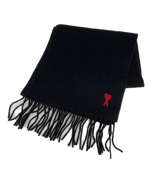 AMI Alexandre Mattiussi（アミアレクサンドルマテュッシ）AMI Alexandre Mattiussi (アミアレクサンドルマテュッシ) マフラー ブラックの古着・服飾アイテム