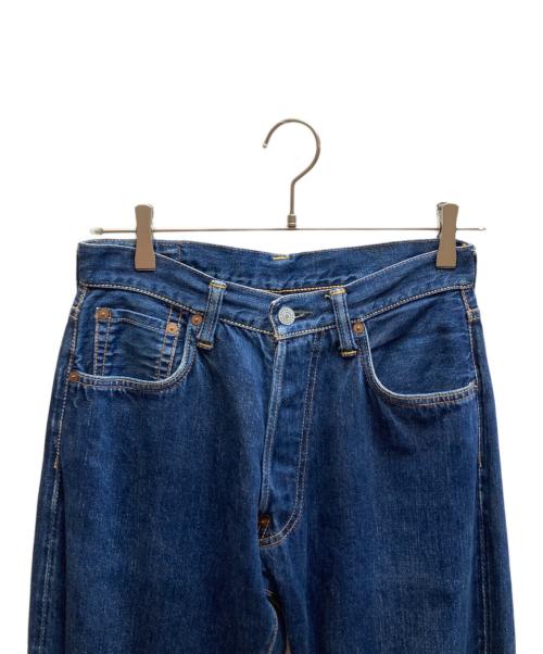 EVISU（エヴィス）EVISU (エヴィス) ボタンフライスリムデニムパンツ インディゴ サイズ:-の古着・服飾アイテム
