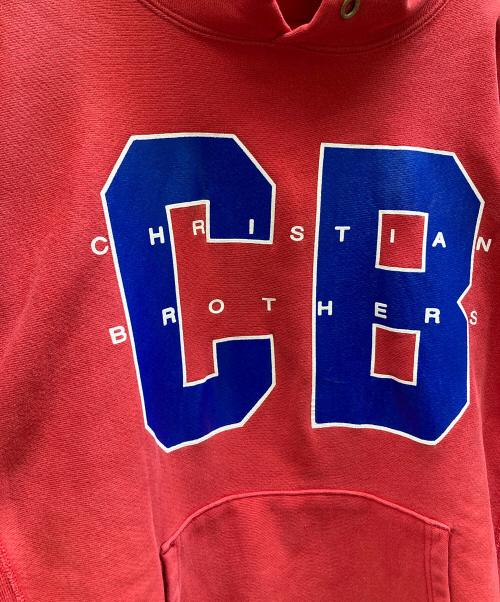 Champion REVERSE WEAVE（チャンピオン リバース ウィーブ）Champion REVERSE WEAVE (チャンピオン リバース ウィーブ) 90s ロゴパーカー レッド サイズ:X-LARGEの古着・服飾アイテム