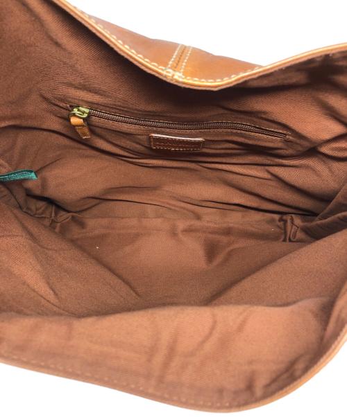 LAUREN RALPH LAUREN（ローレンラルフローレン）LAUREN RALPH LAUREN (ローレンラルフローレン) ワンショルダーバッグ ブラウンの古着・服飾アイテム