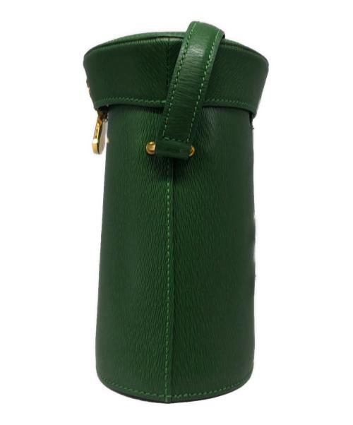 BALLY（バリー）BALLY (バリー) レザーショルダーバッグ グリーンの古着・服飾アイテム