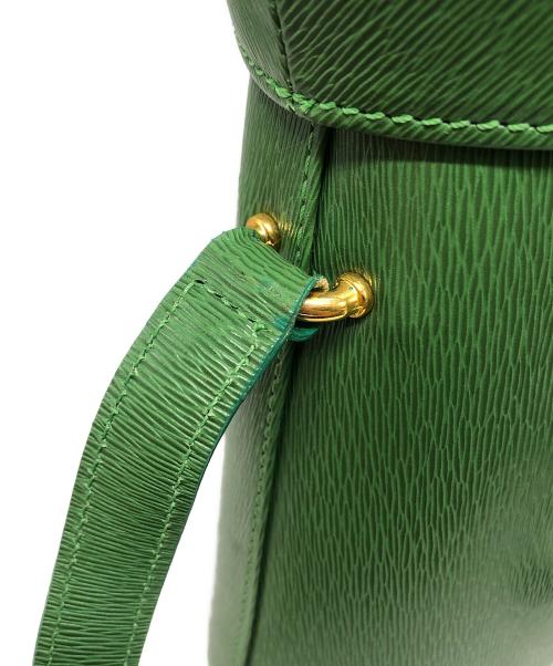 BALLY（バリー）BALLY (バリー) レザーショルダーバッグ グリーンの古着・服飾アイテム