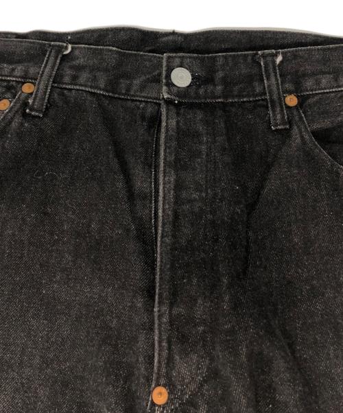 EVISU（エヴィス）EVISU (エヴィス) ペイントデニムパンツ ブラック サイズ:W34の古着・服飾アイテム