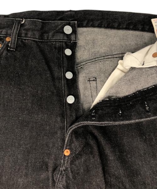 EVISU（エヴィス）EVISU (エヴィス) ペイントデニムパンツ ブラック サイズ:W34の古着・服飾アイテム