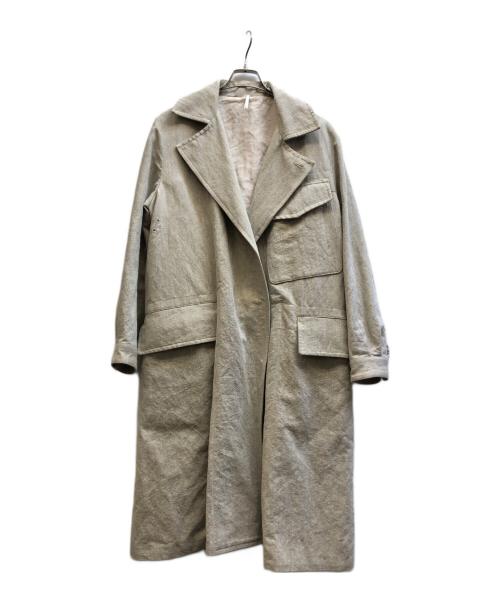 SUS-SOUS（シュス）sus-sous (シュス) moto cycle storm coat ベージュ サイズ:5の古着・服飾アイテム