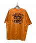 BAPE BY A BATHING APE (ベイプバイアベイシングエイプ) プリントTシャツ/001TEK301352M オレンジ サイズ:XL：6000円
