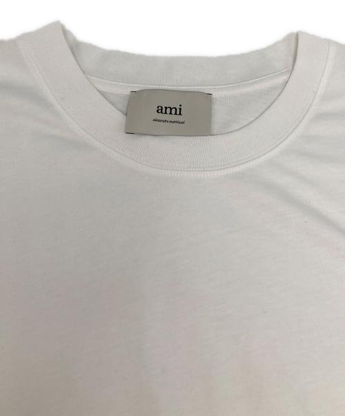 AMI Alexandre Mattiussi（アミアレクサンドルマテュッシ）AMI Alexandre Mattiussi (アミアレクサンドルマテュッシ) オーガニックコットンジャージー Ami de Coeur Tシャツ ホワイト サイズ:XXLの古着・服飾アイテム